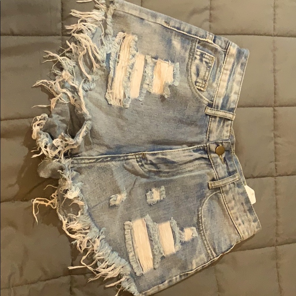 ripped shorts